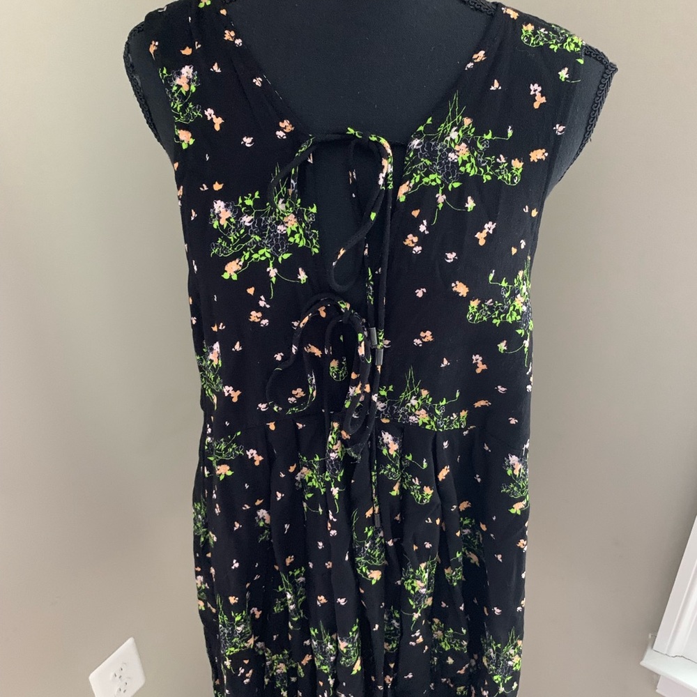 Free People Floral Sleeveless Tunic